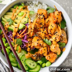Dynamite Salmon Rice Bowls 17 Bang Bang Salmon Bowls