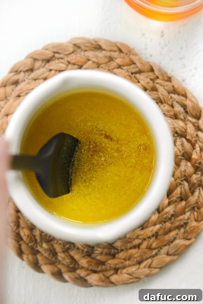 Honey Butter Glazed Golden Cornbread 15 combine 3 tablespoons butter with 3 tablespoons honey