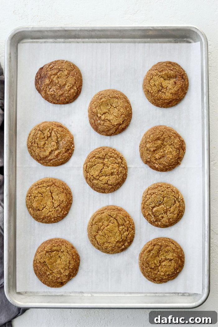 Zesty Orange Cardamom Cookies 20 Freshly baked Orange Cardamom Cookies on a baking sheet