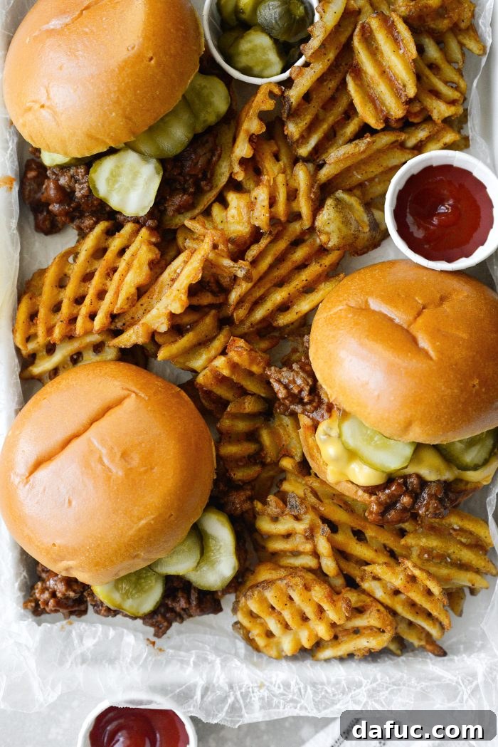 Ingredients for homemade sloppy joes laid out
