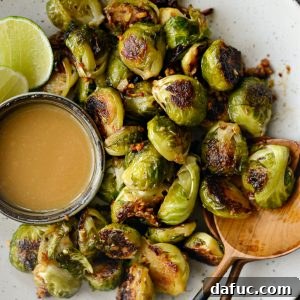 Miso Glazed Brussels Sprouts