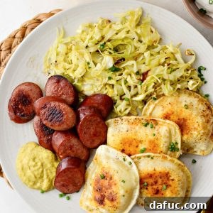 Sheet Pan Pierogies and Kielbasa