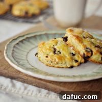 Dark Chocolate Chip, Cherry and Pistachio Scones