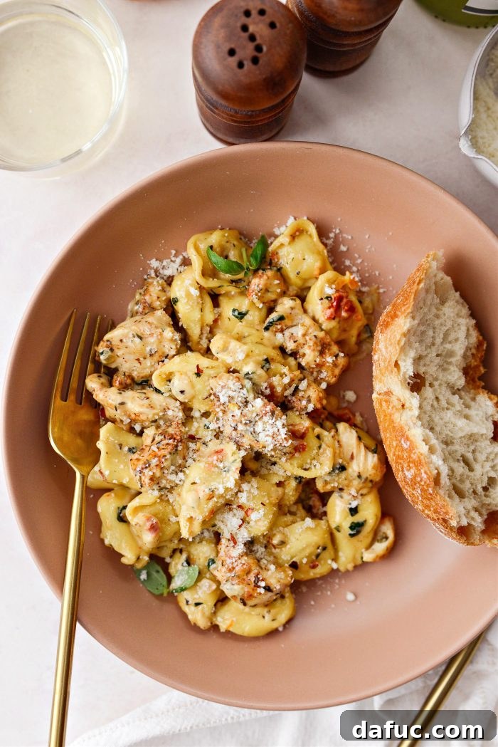 Marry Me Chicken Tortellini