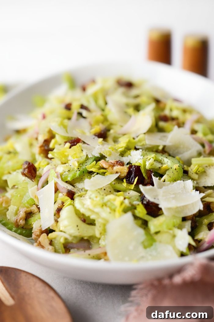 Celery, Date & Parmesan Delight 15 Perfectly prepared Celery Salad with Dates and Parmesan