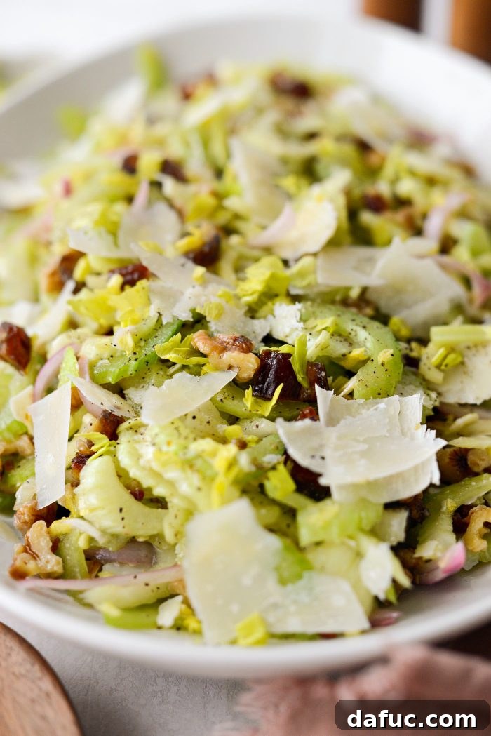 Celery, Date & Parmesan Delight 3 Simple and delicious ingredients for Celery Salad with Dates and Parmesan