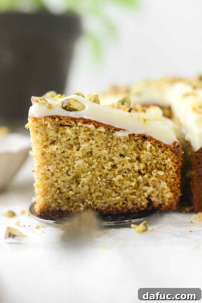 Zesty Pistachio Cloud Cake 3 Closeup of Lemon Pistachio Cake texture