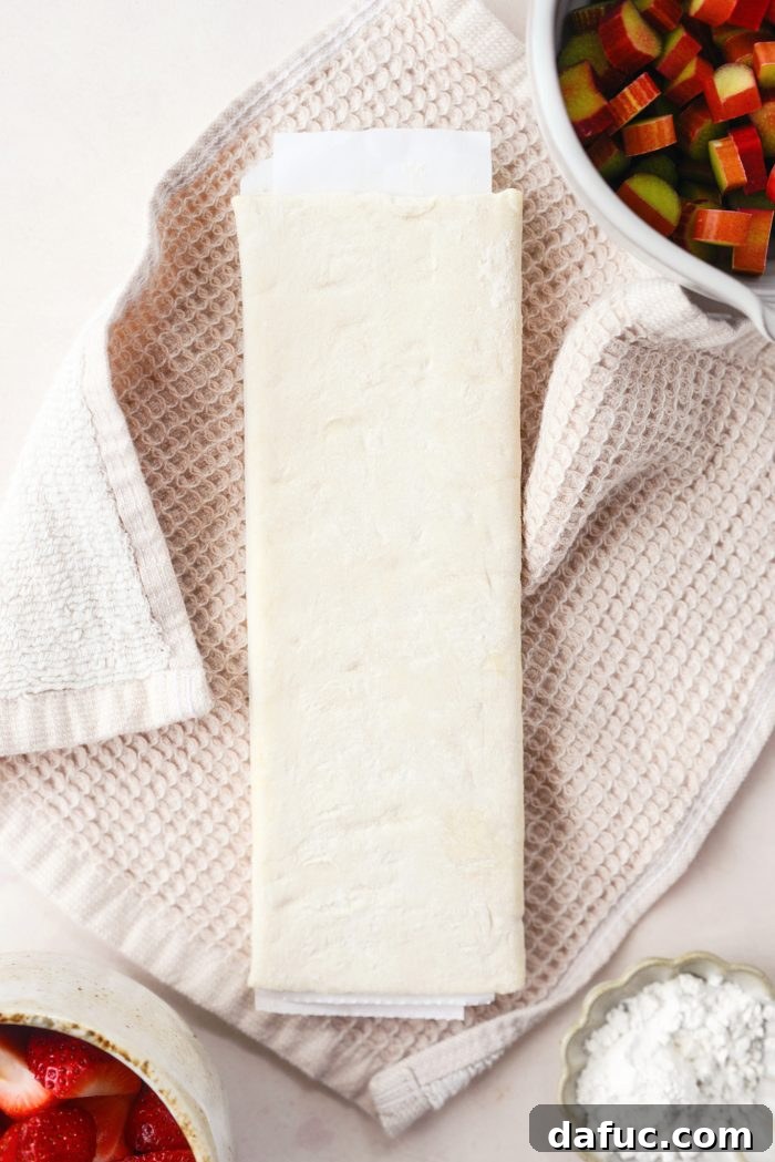 thaw frozen puffed pastry