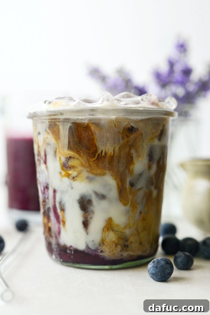 Final Iced Blueberry Latte