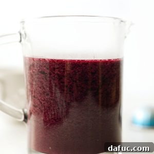Homemade blueberry syrup