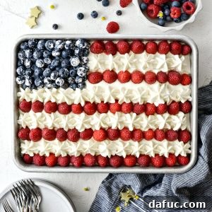 American Flag Cake