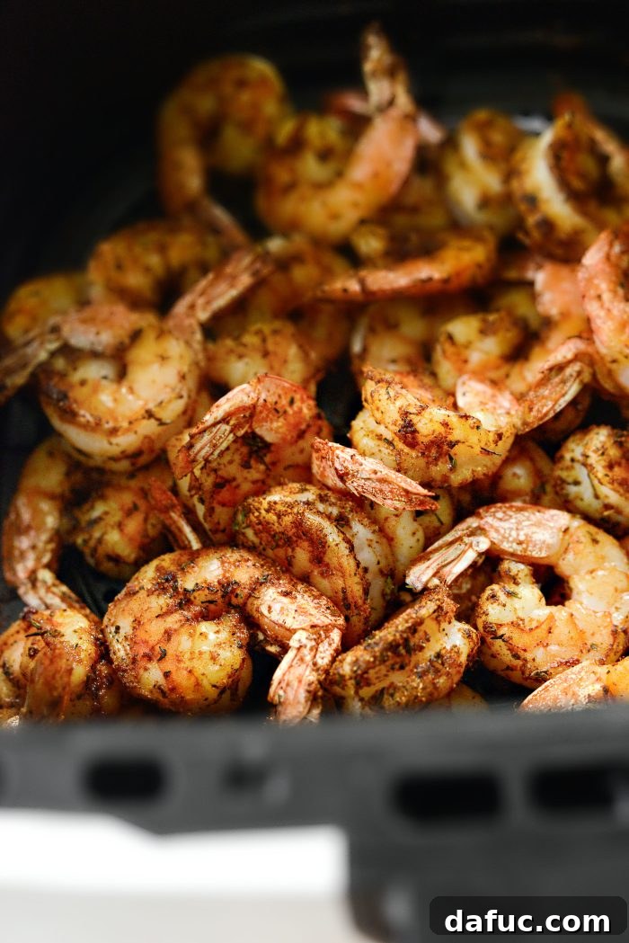 Spiced Blackened Shrimp Summer Salad with Sweet Corn and Feta 12 Perfectly air-fried blackened shrimp ready to serve