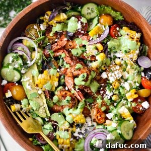 Blackened Shrimp Salad