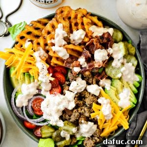 Loaded Burger Bowls