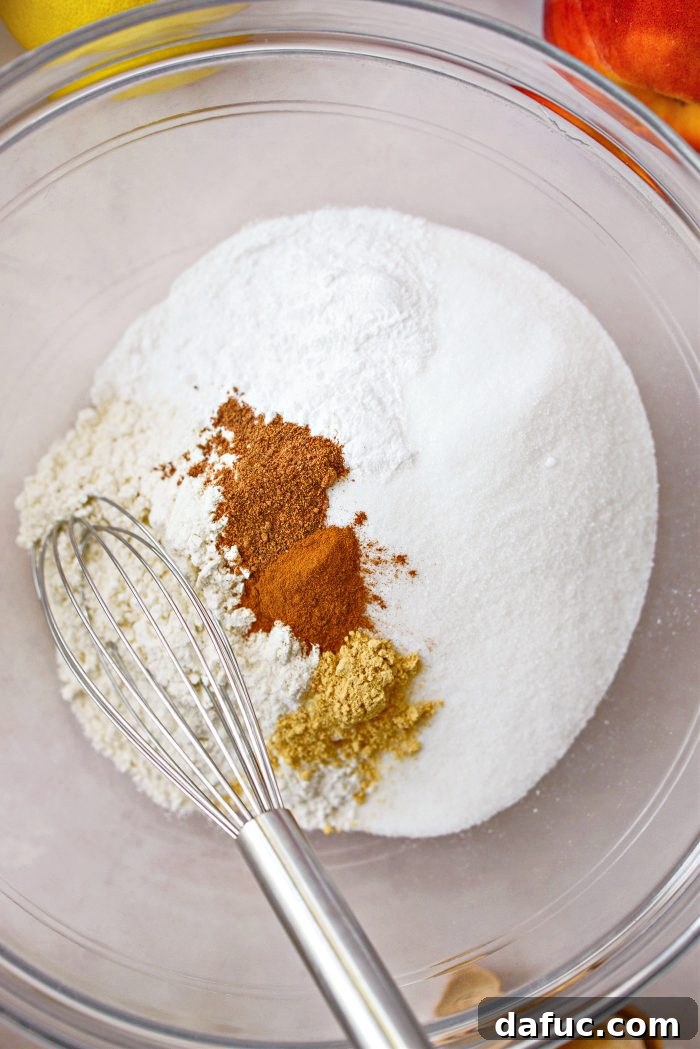 add dry ingredients to bowl