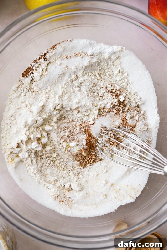 whisk dry ingredients