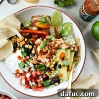 Chipotle Chicken Fajita Rice Bowls