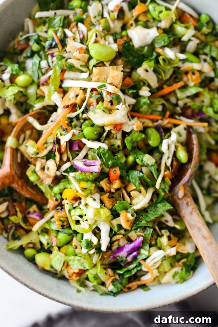 Tropical Teriyaki Salad 17 Full bowl of Pineapple Teriyaki Salad