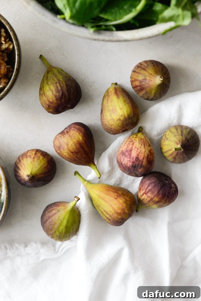 Washed and quartered fresh figs
