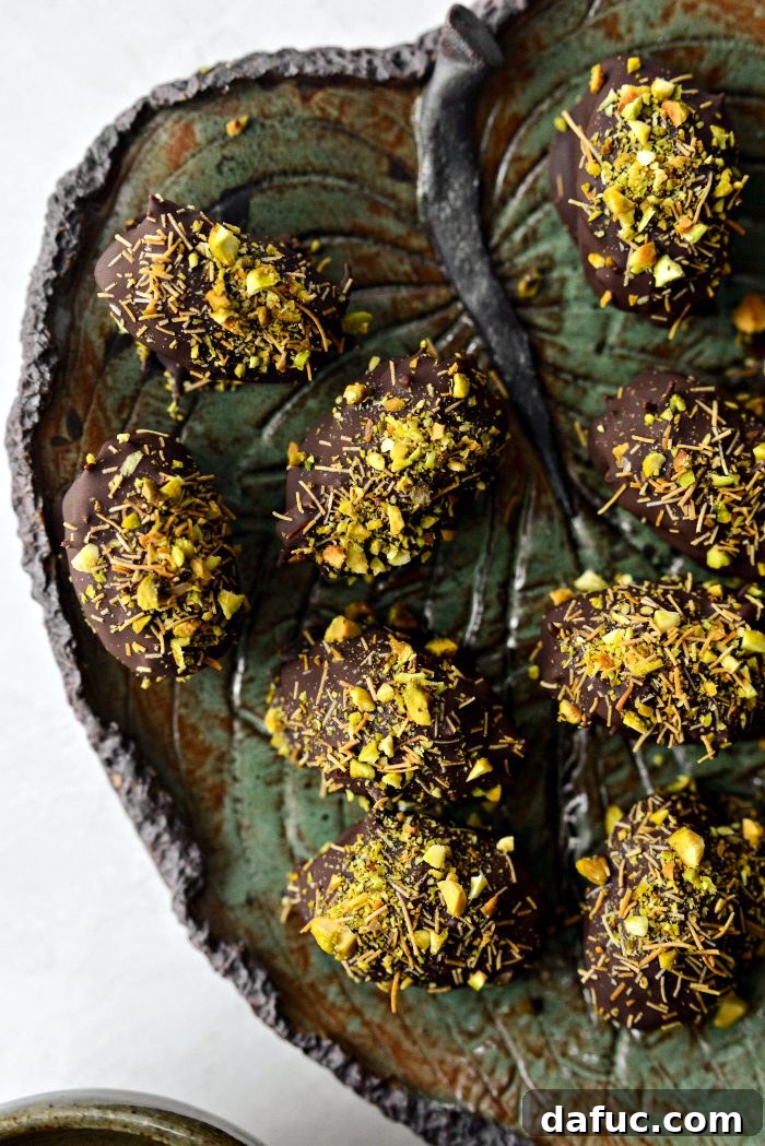 Another view of the delectable Dubai Stuffed Dates