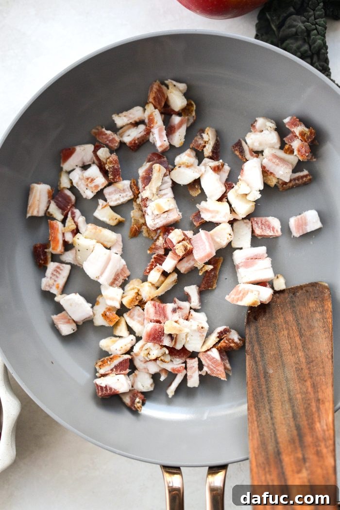 Honeycrisp Apple and Crispy Pancetta Kale Salad with Manchego 7 img 122724 6