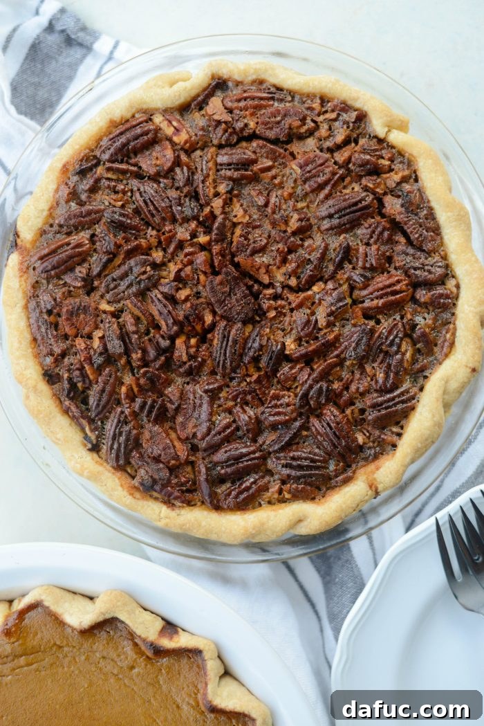 Irresistible Classic Pecan Pie 2 Best Pecan Pie Recipe - Whole Pie