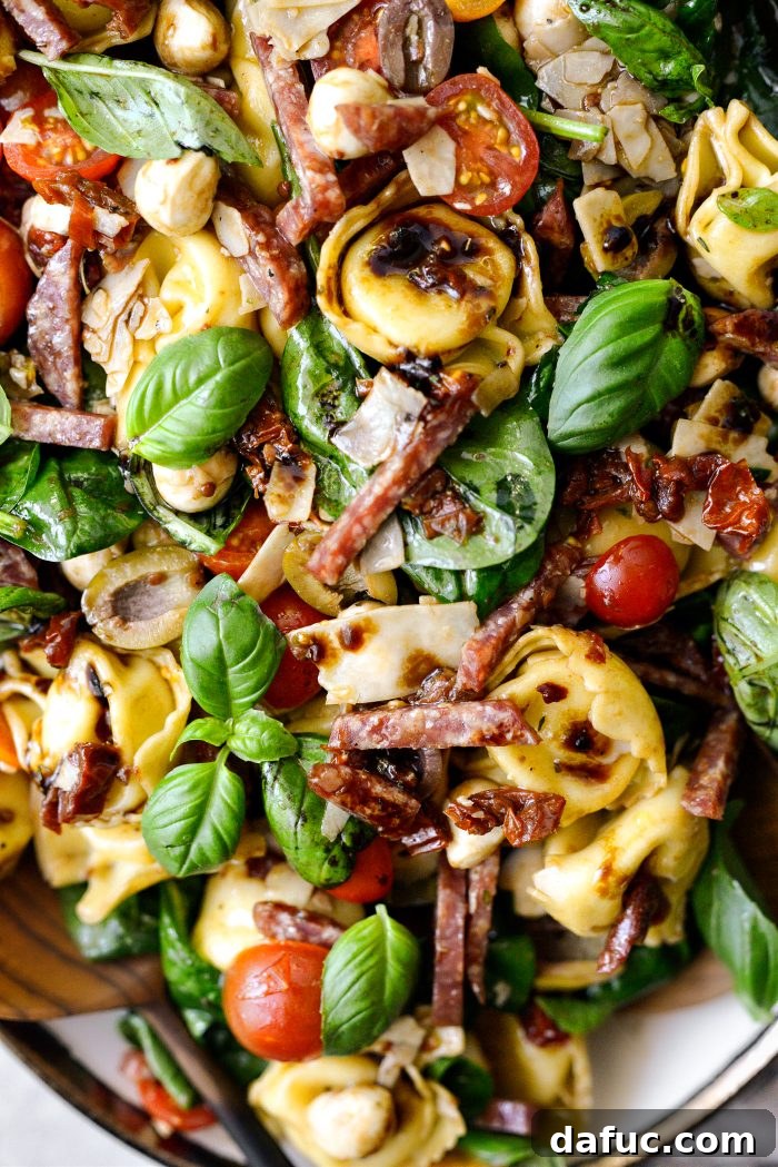2025 Our Year Unpacked 9 Tuscan Tortellini Pasta Salad
