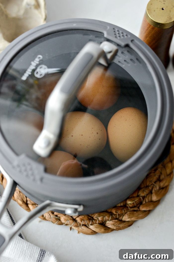 Flawless Hard Boiled Eggs Every Time 6 cover and bring to a boil