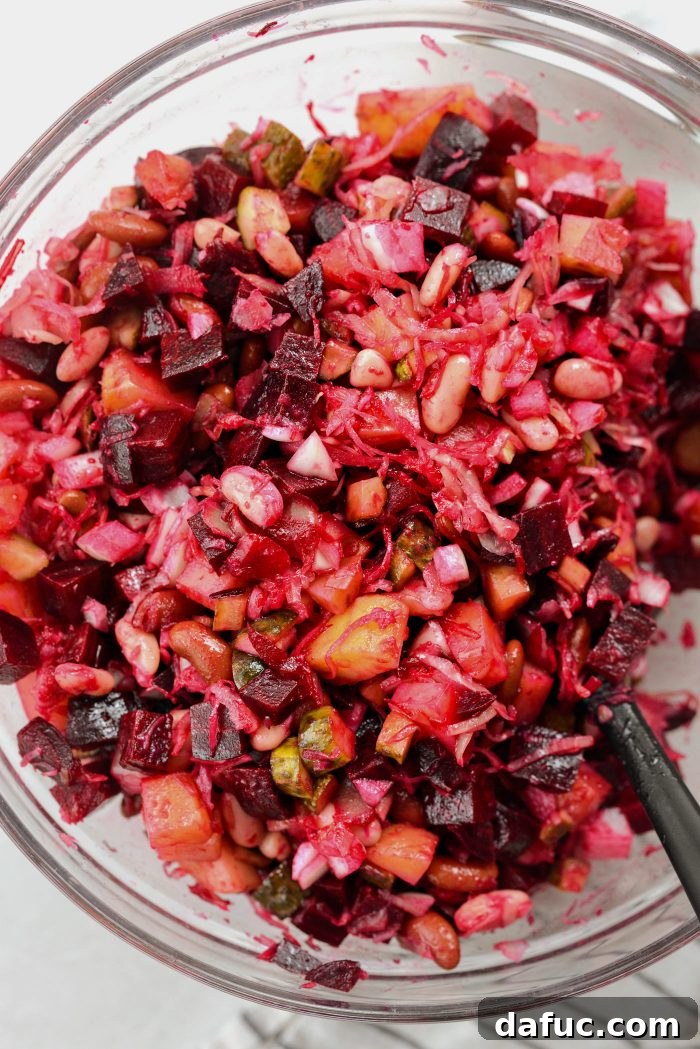 tossed Beet Salad (Vinegret)