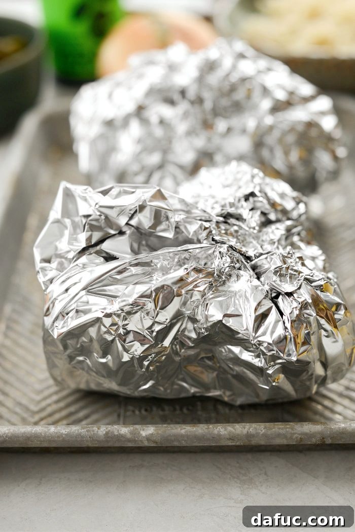 wrap up and roast