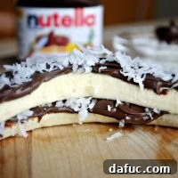 Banana Nutella Split