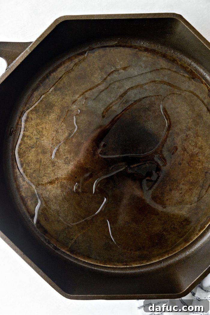 heat oil in a large oven safe skillet