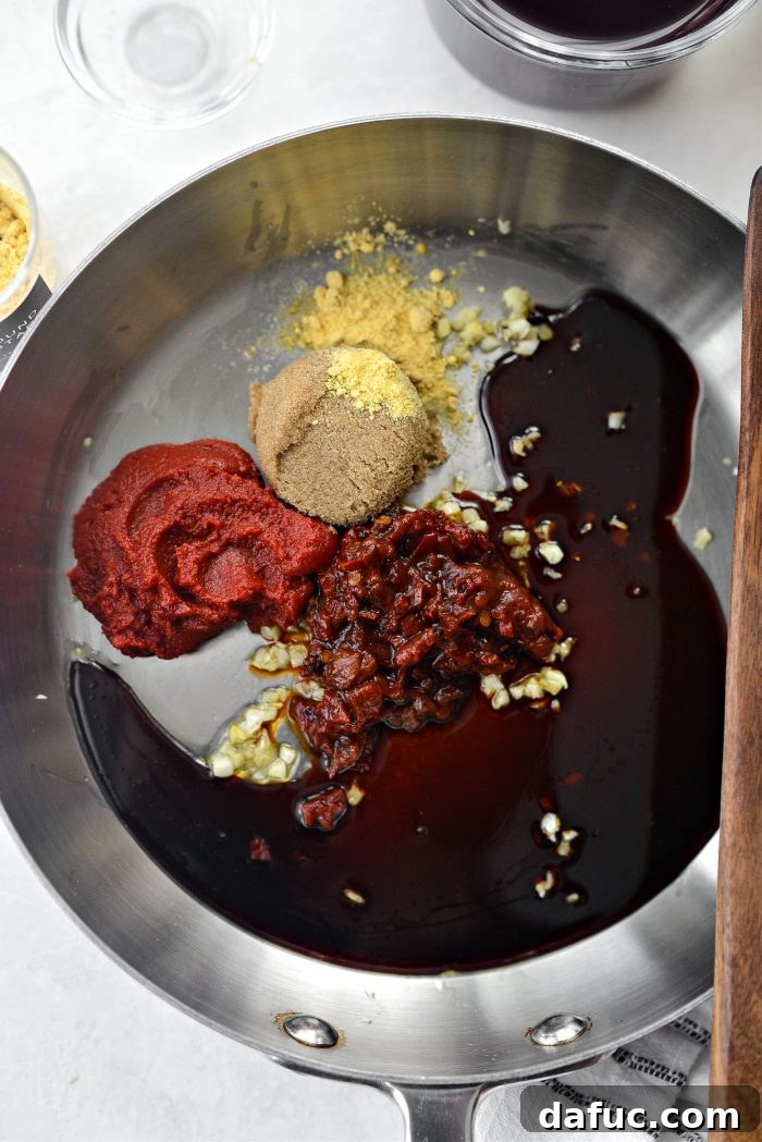 add glaze ingredients