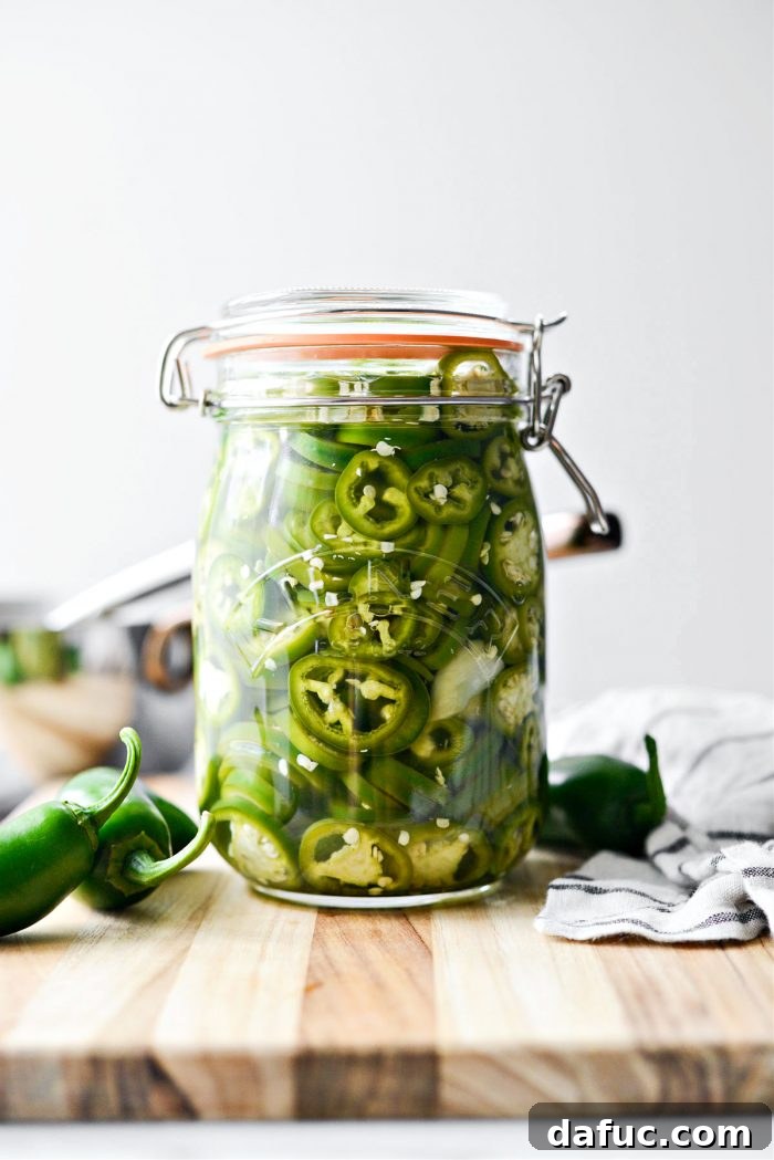 Easy Homemade Pickled Jalapenos