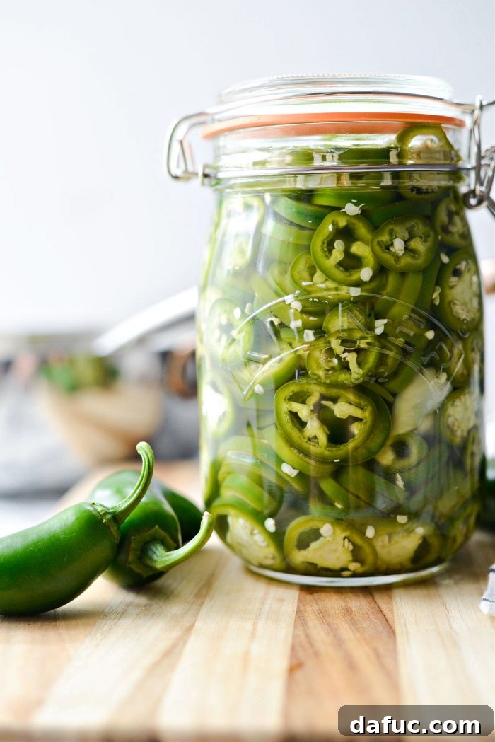 Easy Homemade Pickled Jalapenos
