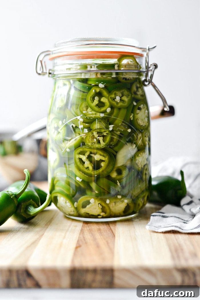 Easy Homemade Pickled Jalapenos