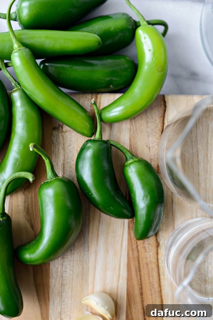 close up of jalapenos