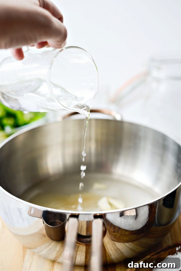 add water