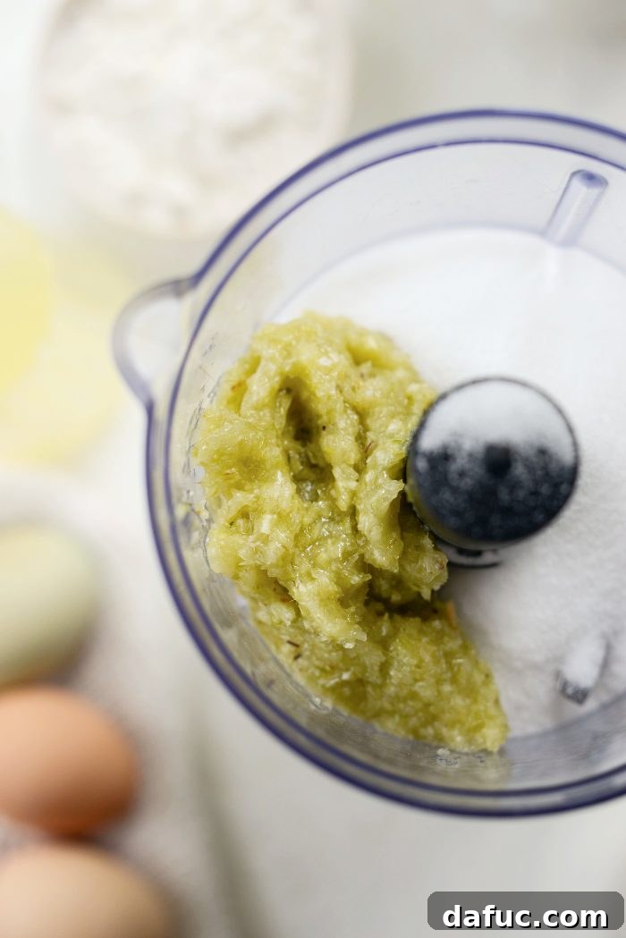 Lemongrass and Coconut Shortbread Bars 12 Add sugar and lemongrass to food processor for filling