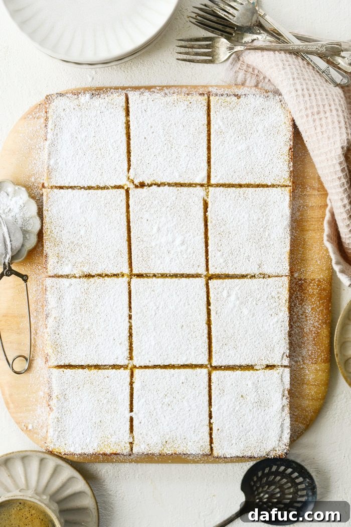 Lemongrass and Coconut Shortbread Bars 3 Lemongrass Bars with Coconut Shortbread Crust - dusted with powdered sugar