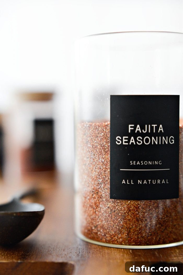 Your Secret Fajita Spice Blend 8 Close-up of Homemade Fajita Seasoning