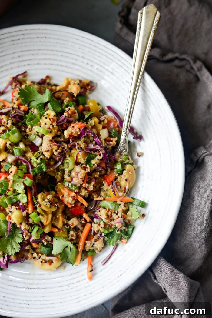 Vibrant Thai Quinoa Salad with Cashew Crunch 16 Crunchy Cashew Thai Quinoa Salad