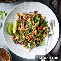 Crunchy Cashew Thai Quinoa Salad