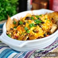 Southwest Chicken Nachos dish.