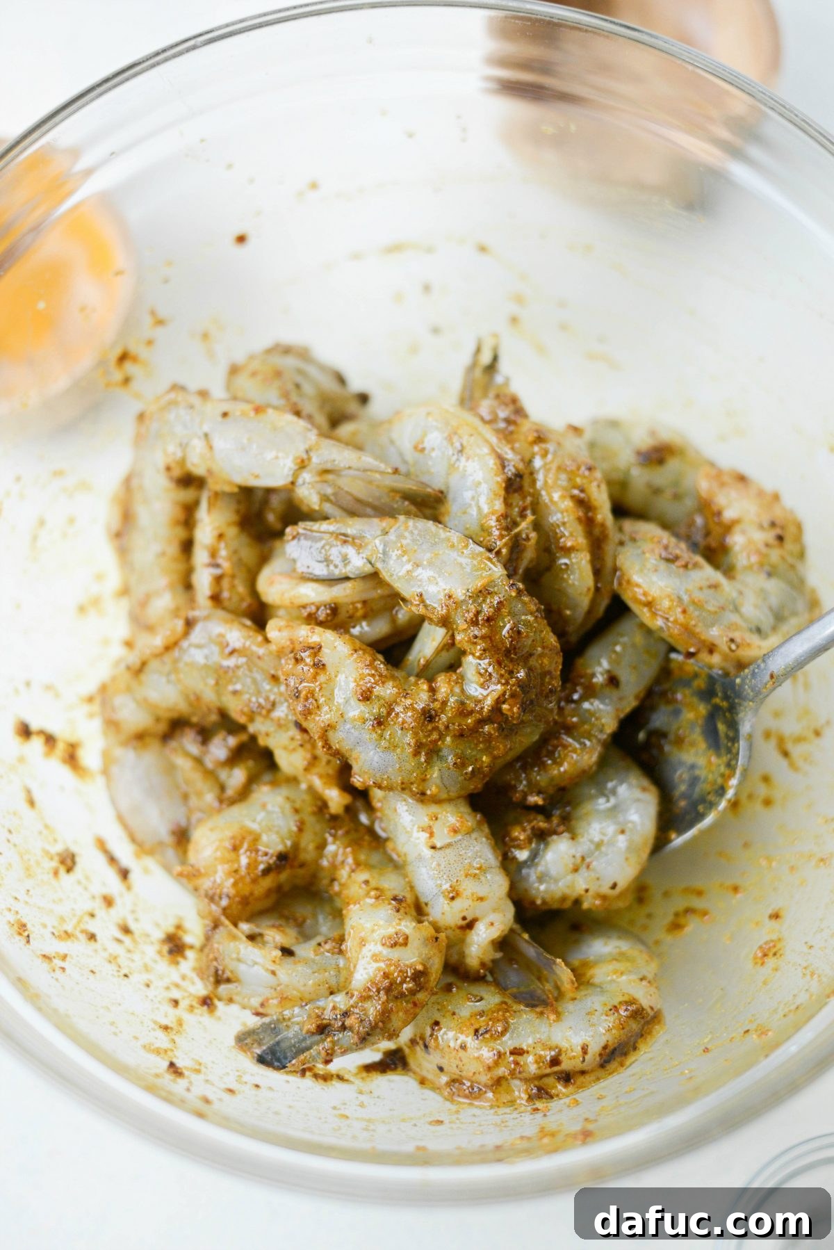 Aromatic North African Shrimp with Vibrant Summer Couscous 6 The intoxicating aroma of the North African shrimp marinade.