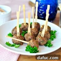 Mini Gyro Meatballs
