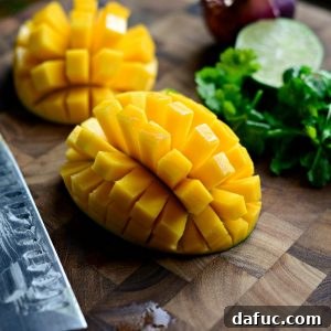 Diced Mango