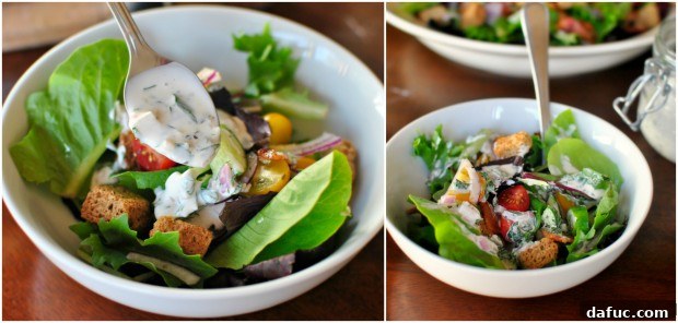 Effortless Summer Salad with Creamy Buttermilk Dressing 13 Homemade Buttermilk Dressing and My Favorite Summer Salad