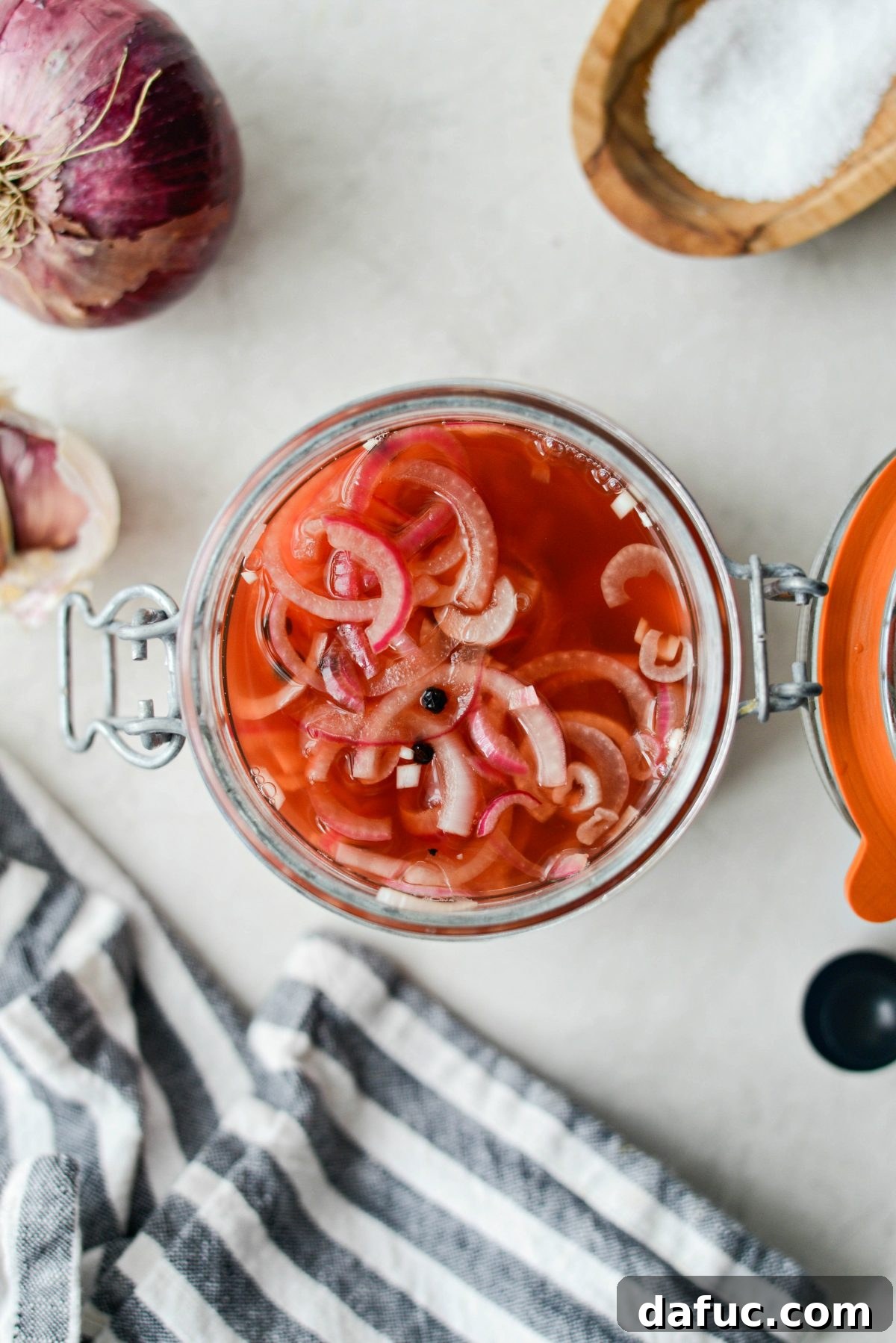 Ruby Red Pickled Onions 11 Quick Pickled Red Onions l SimplyScratch.com #homemade #pickled #redonions #condiments #preserving #pickling