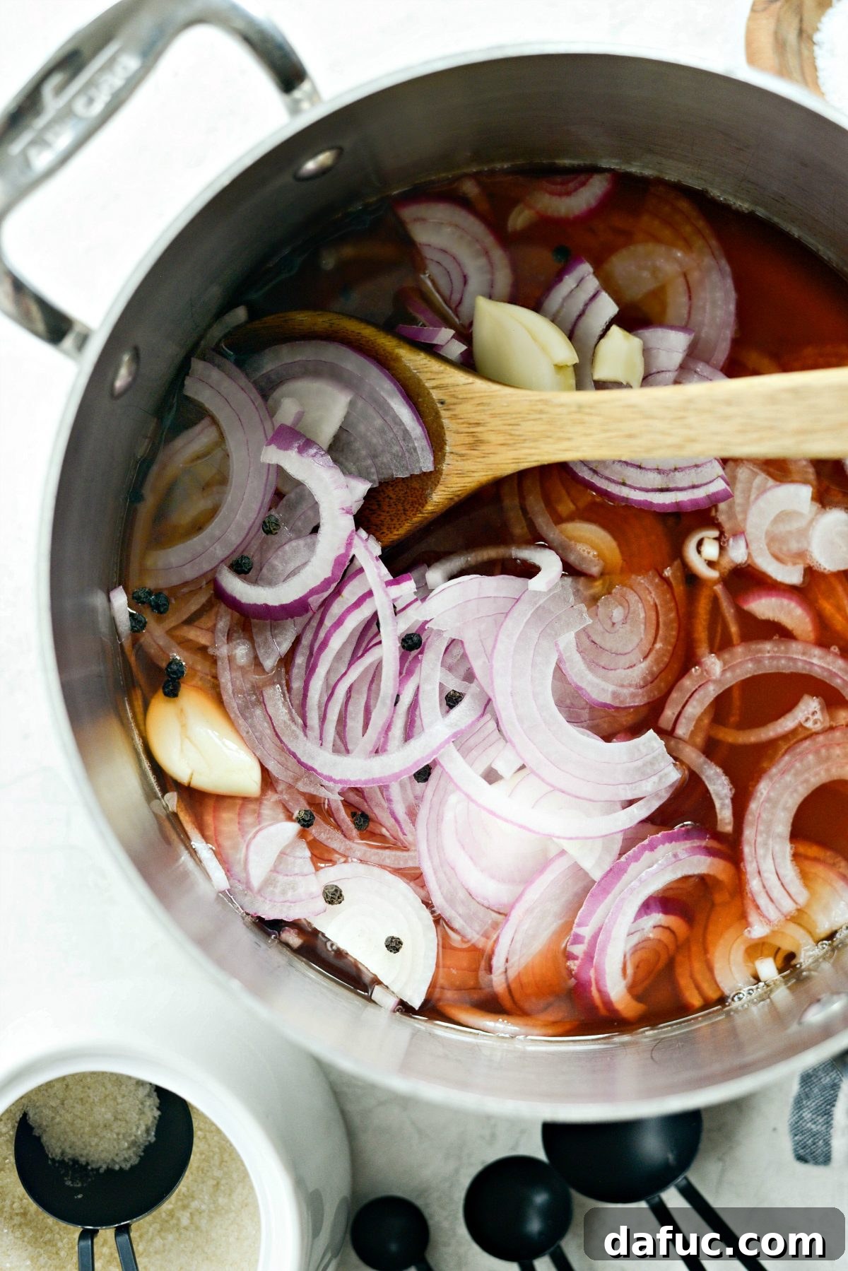 Ruby Red Pickled Onions 8 Quick Pickled Red Onions l SimplyScratch.com #homemade #pickled #redonions #condiments #preserving #pickling
